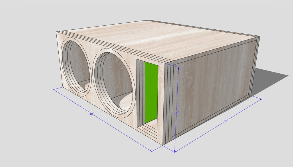 2 15 inch Design Sub ft Port ft 27hz