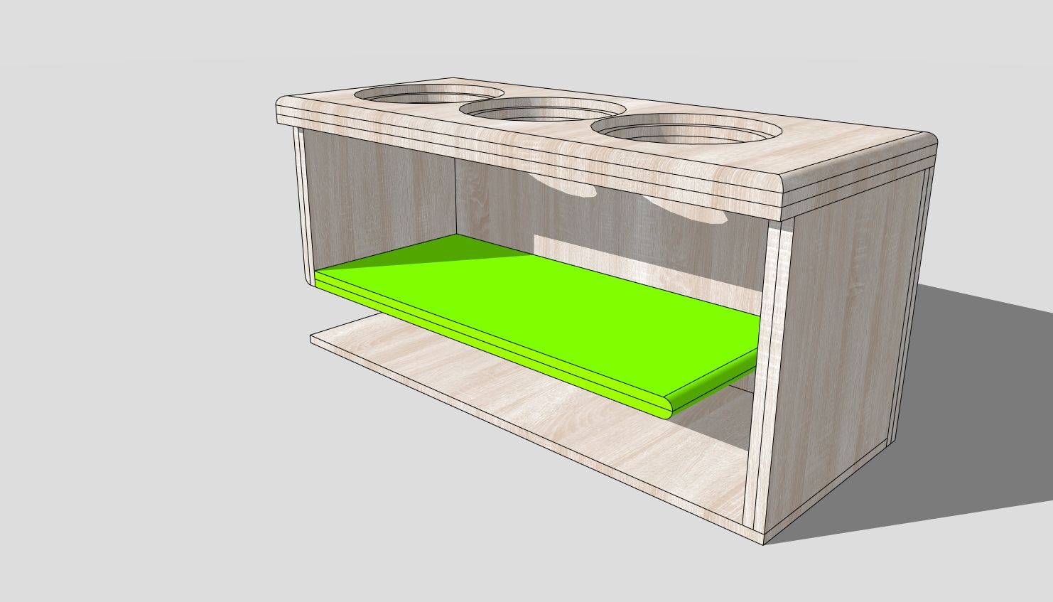 3 12 inch Design Sub Up Port Side 30hz