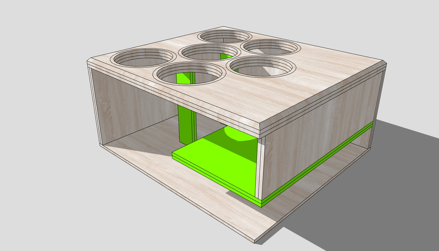 6 15 inch NO-Wall Design 32hz